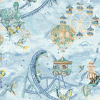 BMVV007/08B Sky Fair Cloud Blue Viva Vintage Wallpaper by Brand McKenzie
