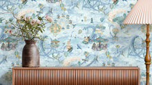 BMVV007/08B Sky Fair Cloud Blue Viva Vintage Wallpaper by Brand McKenzie