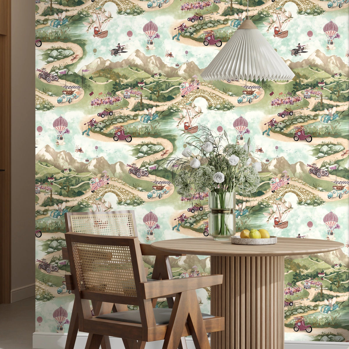 Tally Ho! Bramble Viva Vintage Wallpaper by Brand McKenzie