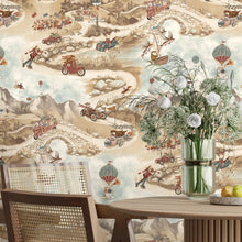 BMVV007/09C Tally Ho! Old Oak Viva Vintage Wallpaper by Brand McKenzie