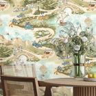 BMVV007/09D Tally Ho! Village Green Viva Vintage Wallpaper by Brand McKenzie