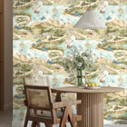 BMVV007/09D Tally Ho! Village Green Viva Vintage Wallpaper by Brand McKenzie