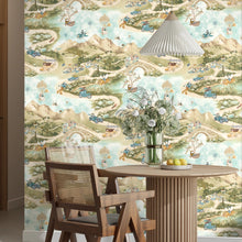 BMVV007/09D Tally Ho! Village Green Viva Vintage Wallpaper by Brand McKenzie