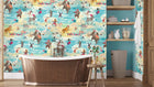 BMVV007/10C Wired Kaleidoscope Viva Vintage Wallpaper by Brand McKenzie