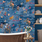 BMVV007/10D Wired Moonlit Viva Vintage Wallpaper by Brand McKenzie
