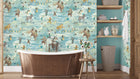 BMVV007/10E Wired Sky Light Viva Vintage Wallpaper by Brand McKenzie