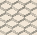 Palisades Paperweave Beige Artifacts Wallpaper by York Wallcoverings
