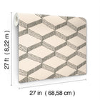 BO6721 Palisades Paperweave Beige Artifacts Wallpaper by York Wallcoverings