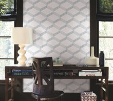 BO6723 Palisades Paperweave Smokey Blue Artifacts Wallpaper by York Wallcoverings