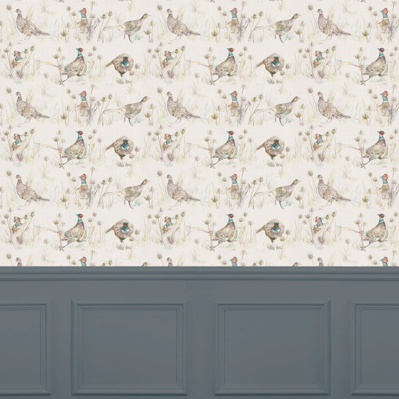 Bowmont Pheasant Wallpaper by Voyage Maison | BOWMONT/WPO/PHE