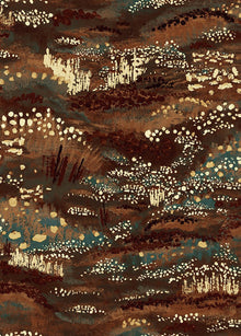 BR4201-2 Camp Blau Brown Barcino Wallpaper by Tres Tintas