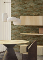 BR4201-3 Camp Blau Light Green Barcino Wallpaper by Tres Tintas
