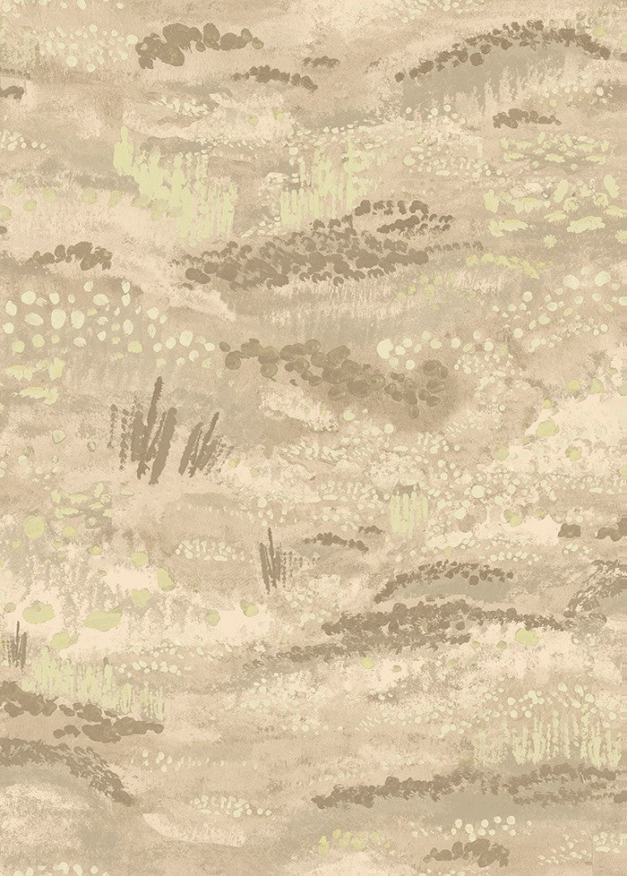 BR4201-5 Camp Blau Beige Barcino Wallpaper by Tres Tintas