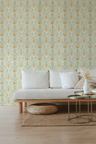 BR4202-2 Voysey Green Barcino Wallpaper by Tres Tintas