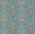 Voysey Light Blue Barcino Wallpaper by Tres Tintas