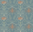 BR4202-3 Voysey Light Blue Barcino Wallpaper by Tres Tintas