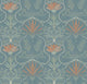 Voysey Light Blue Barcino Wallpaper by Tres Tintas