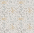 Voysey Purple Barcino Wallpaper by Tres Tintas