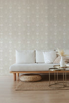 BR4202-5 Voysey Beige Barcino Wallpaper by Tres Tintas