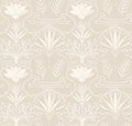 Voysey Beige Barcino Wallpaper by Tres Tintas