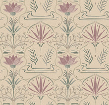 BR4202-6 Voysey Pink Barcino Wallpaper by Tres Tintas