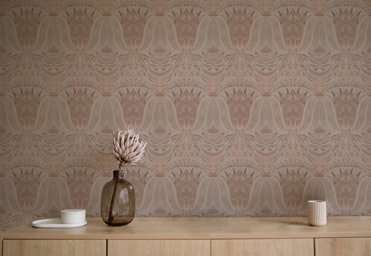 BR4203-3 Palau Pink Barcino Wallpaper by Tres Tintas