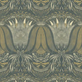 Palau Dark Blue Barcino Wallpaper by Tres Tintas