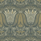 BR4203-5 Palau Dark Blue Barcino Wallpaper by Tres Tintas