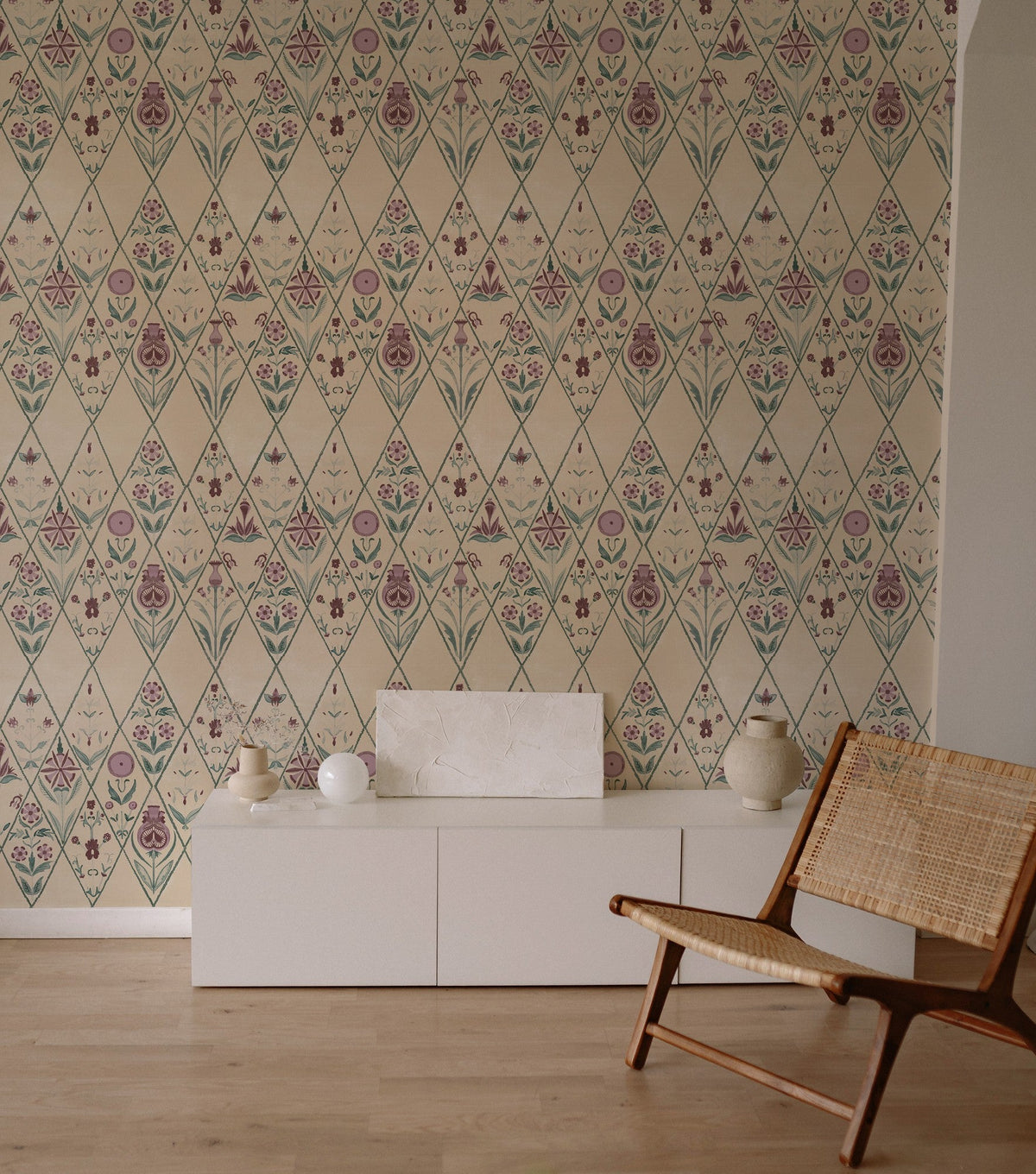 BR4204-3 Rajola Pink Barcino Wallpaper by Tres Tintas
