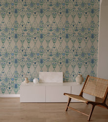 BR4204-4 Rajola Light Blue Barcino Wallpaper by Tres Tintas