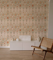 BR4204-6 Rajola Orange Barcino Wallpaper by Tres Tintas