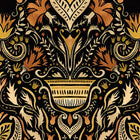 BR4205-1 Domas Yellow Barcino Wallpaper by Tres Tintas