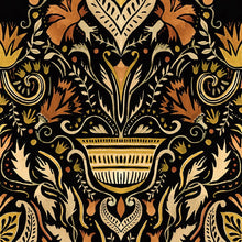 BR4205-1 Domas Yellow Barcino Wallpaper by Tres Tintas