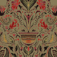 BR4205-3 Domas Brown Barcino Wallpaper by Tres Tintas