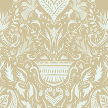 BR4205-6 Domas Beige Light Blue Barcino Wallpaper by Tres Tintas