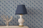 Heirloom Sprig Denim Garden Party Wallpaper by Mulberry Home