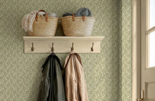Martock Sprig Aqua Garden Party Wallpaper by Mulberry Home