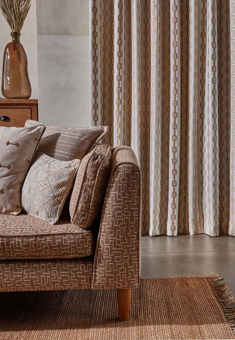 Marco Earth Brodie Fabric by Prestigious Textiles | 4243/116