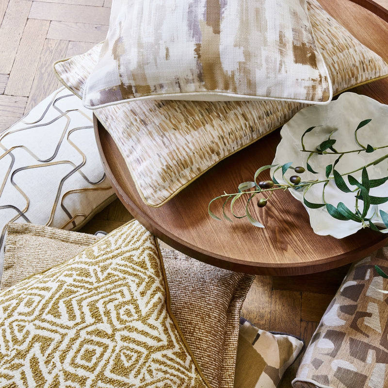 Morton Ochre Brompton Fabric by Prestigious Textiles | 4221/006
