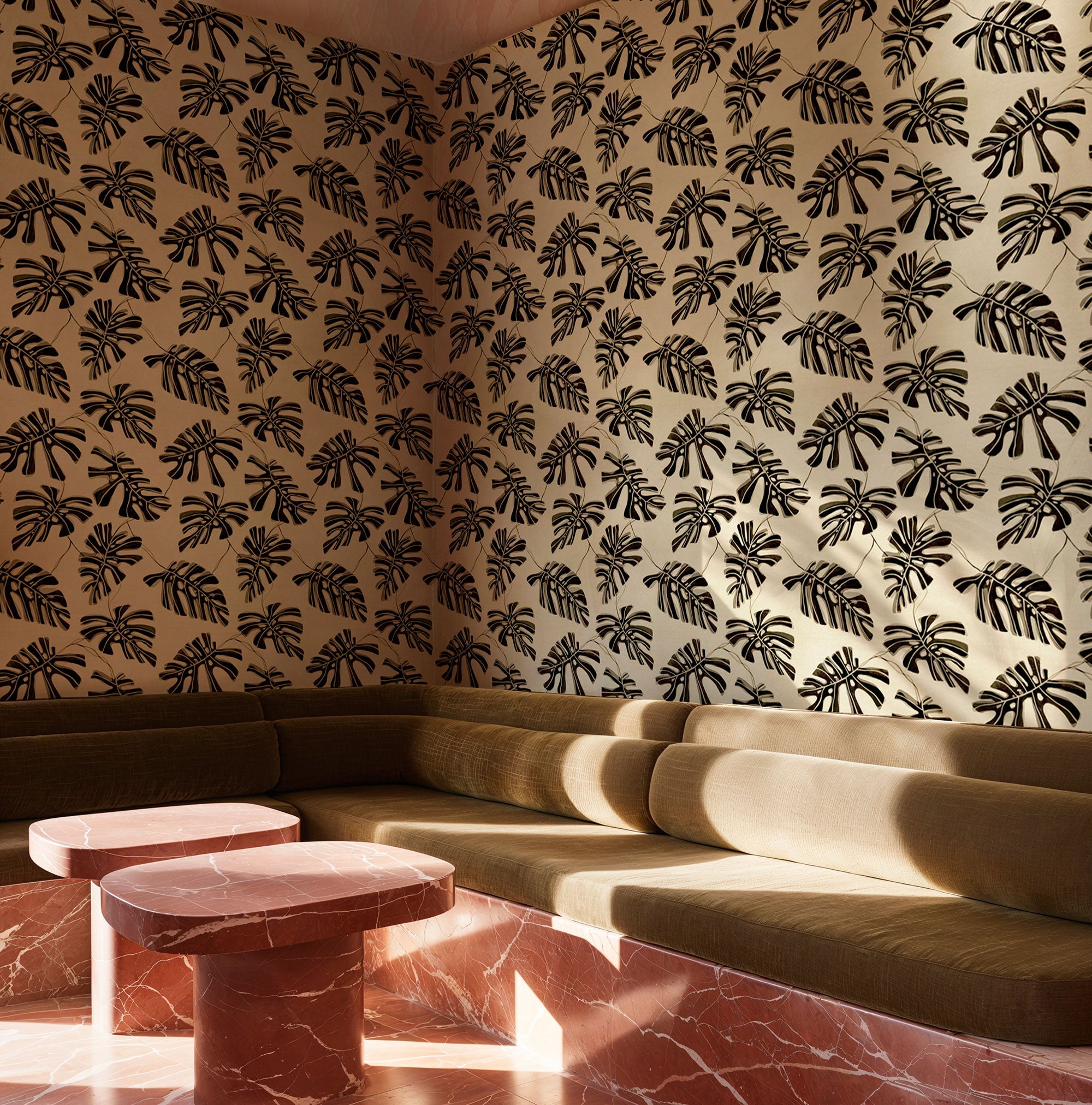 Monstera Arena Bossa Nova Wallpaper by Tres Tintas