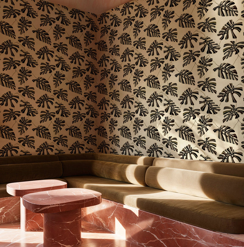 Monstera Arena Bossa Nova Wallpaper by Tres Tintas
