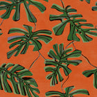 Monstera Naranja Bossa Nova Wallpaper by Tres Tintas