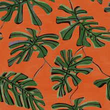 Monstera Naranja Bossa Nova Wallpaper by Tres Tintas