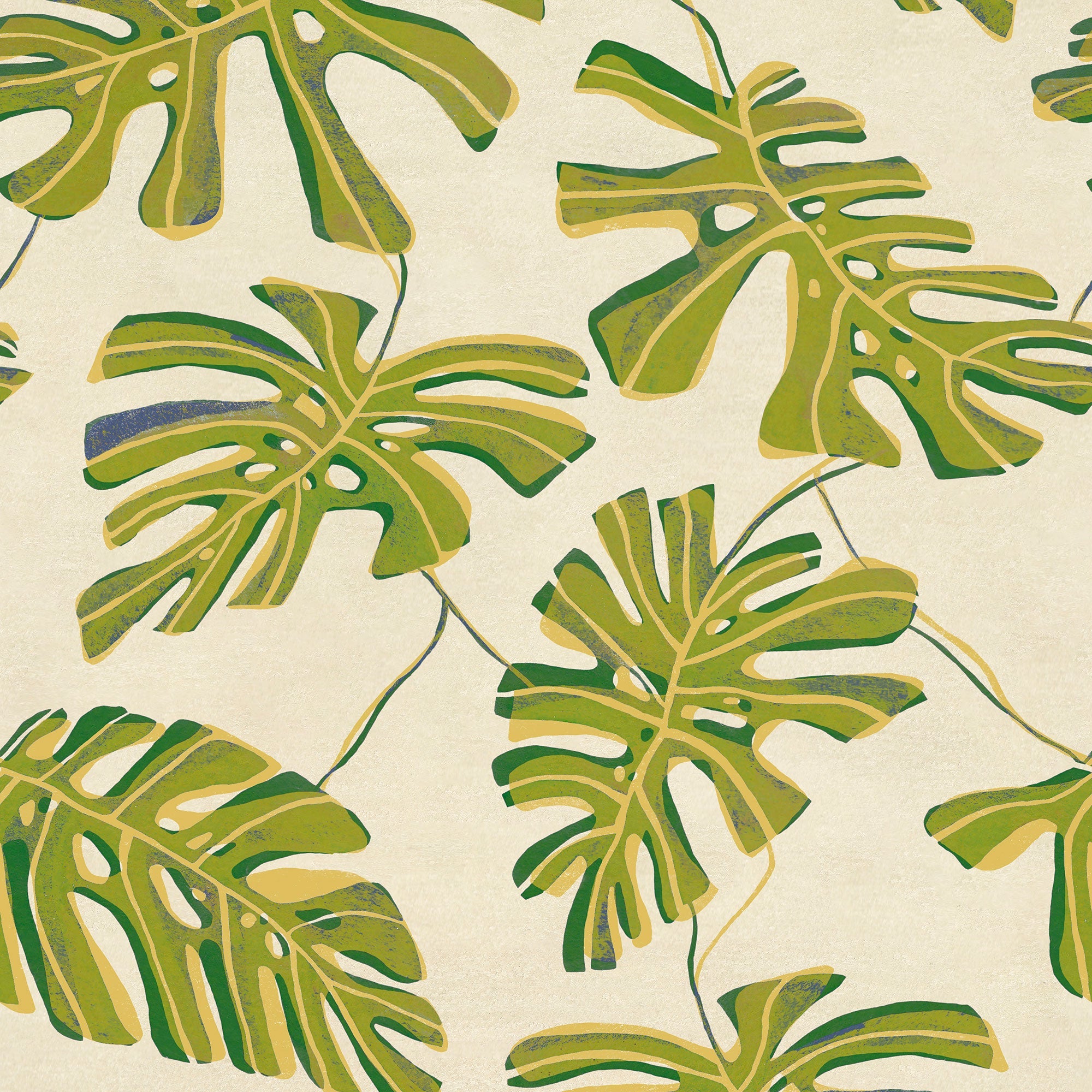 Monstera Lima Bossa Nova Wallpaper by Tres Tintas