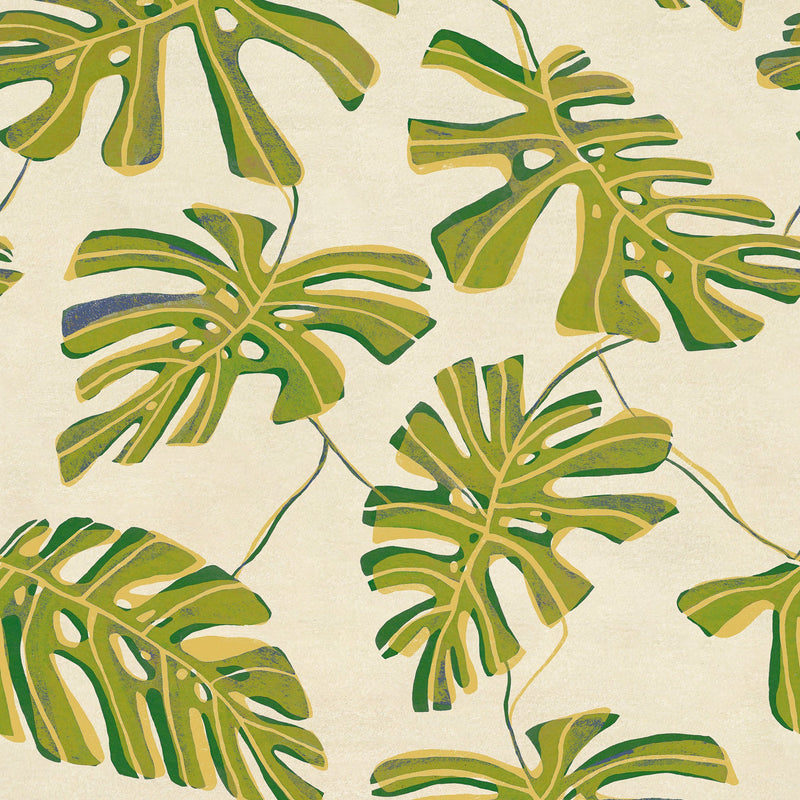 Monstera Lima Bossa Nova Wallpaper by Tres Tintas