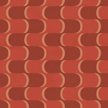 Copacabana Terracota Bossa Nova Wallpaper by Tres Tintas