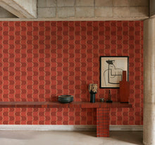 Copacabana Terracota Bossa Nova Wallpaper by Tres Tintas
