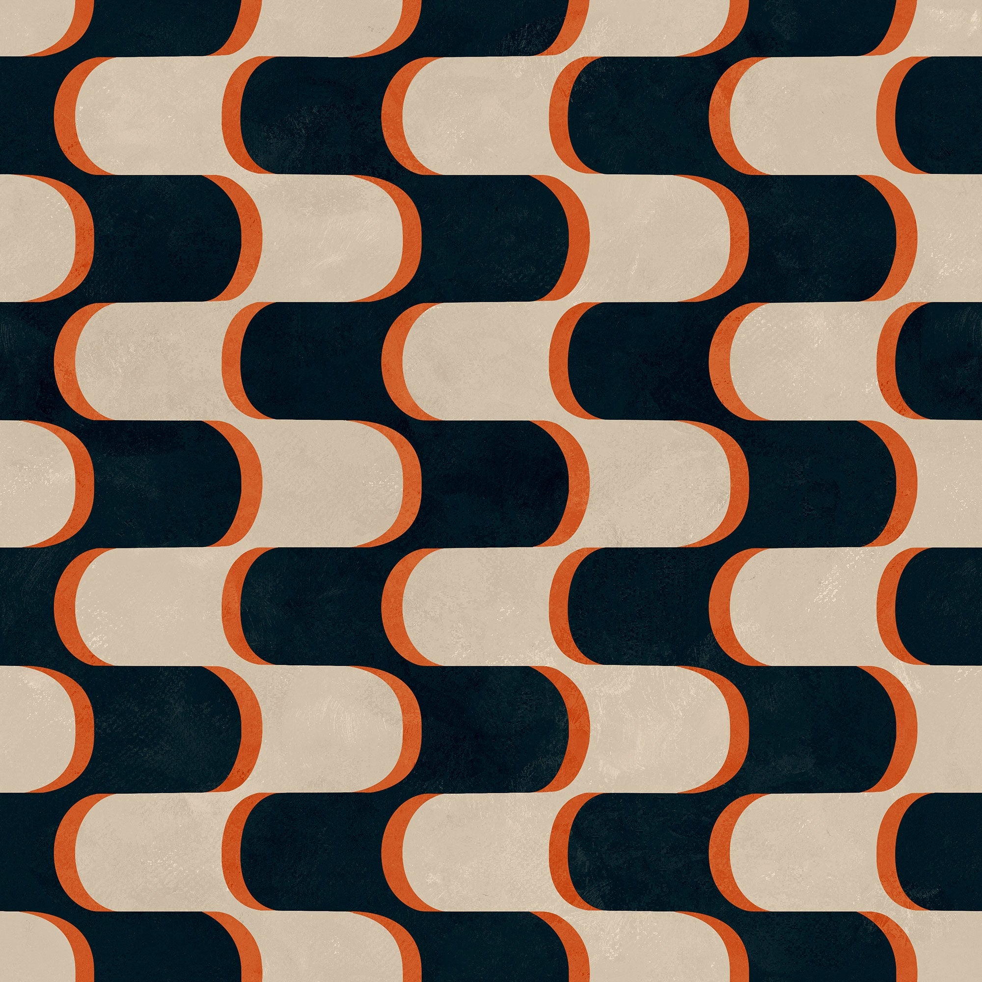 Copacabana Ebano Bossa Nova Wallpaper by Tres Tintas