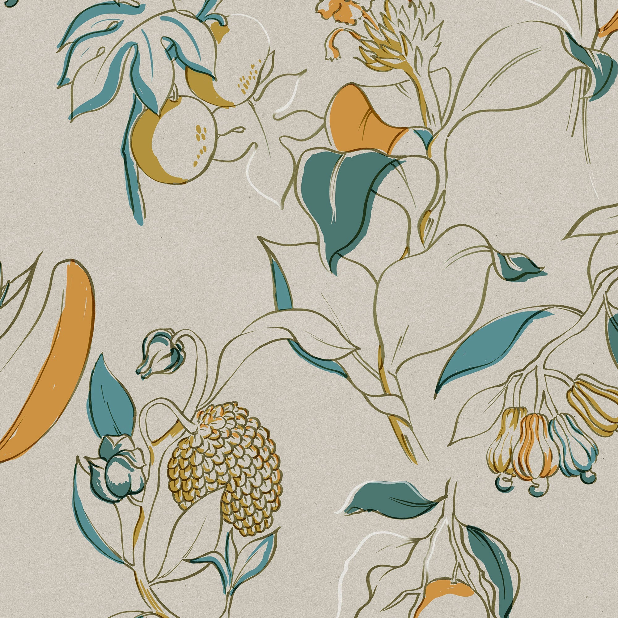 Guanabana Perla Bossa Nova Wallpaper by Tres Tintas
