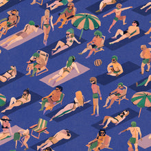 Ipanema Cobalto Bossa Nova Wallpaper by Tres Tintas
